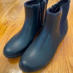 Bogs Auburn Rubber black boots, women size US 9